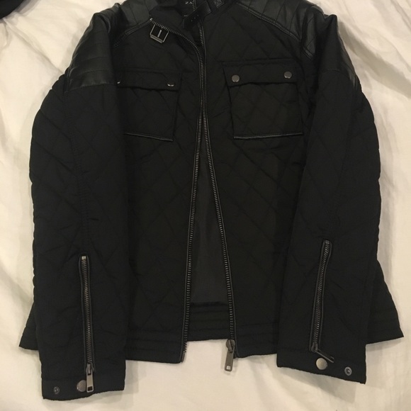 Black biker jacket - Picture 4 of 4